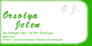 orsolya jelen business card